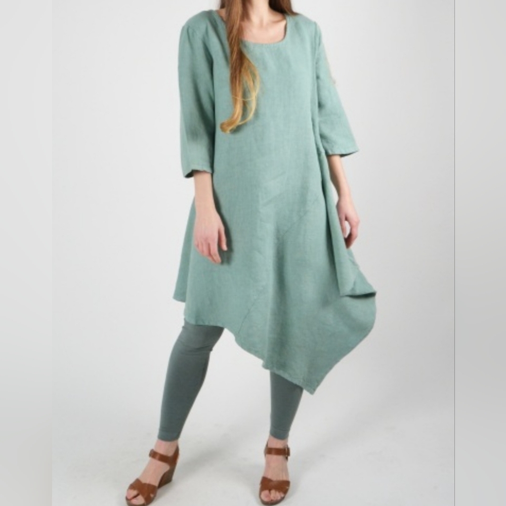 Bryn Walker Light Linen - Naida Tunic Dress Best Seller